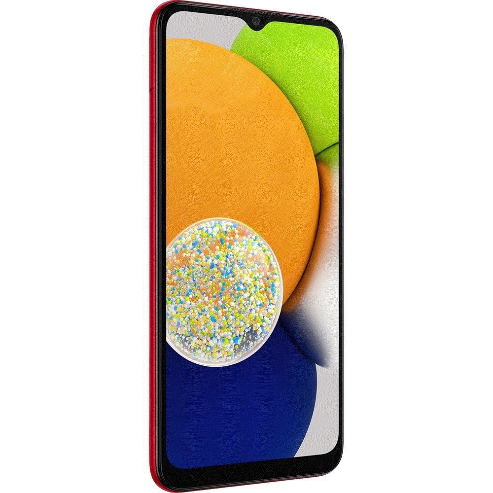 Smartphone Galaxy A03 64GB 4G Wi-Fi Tela 6.5'' Dual Chip 4GB RAM Câmera Dupla + Selfie 5MP - Vermelho - Imagem 3