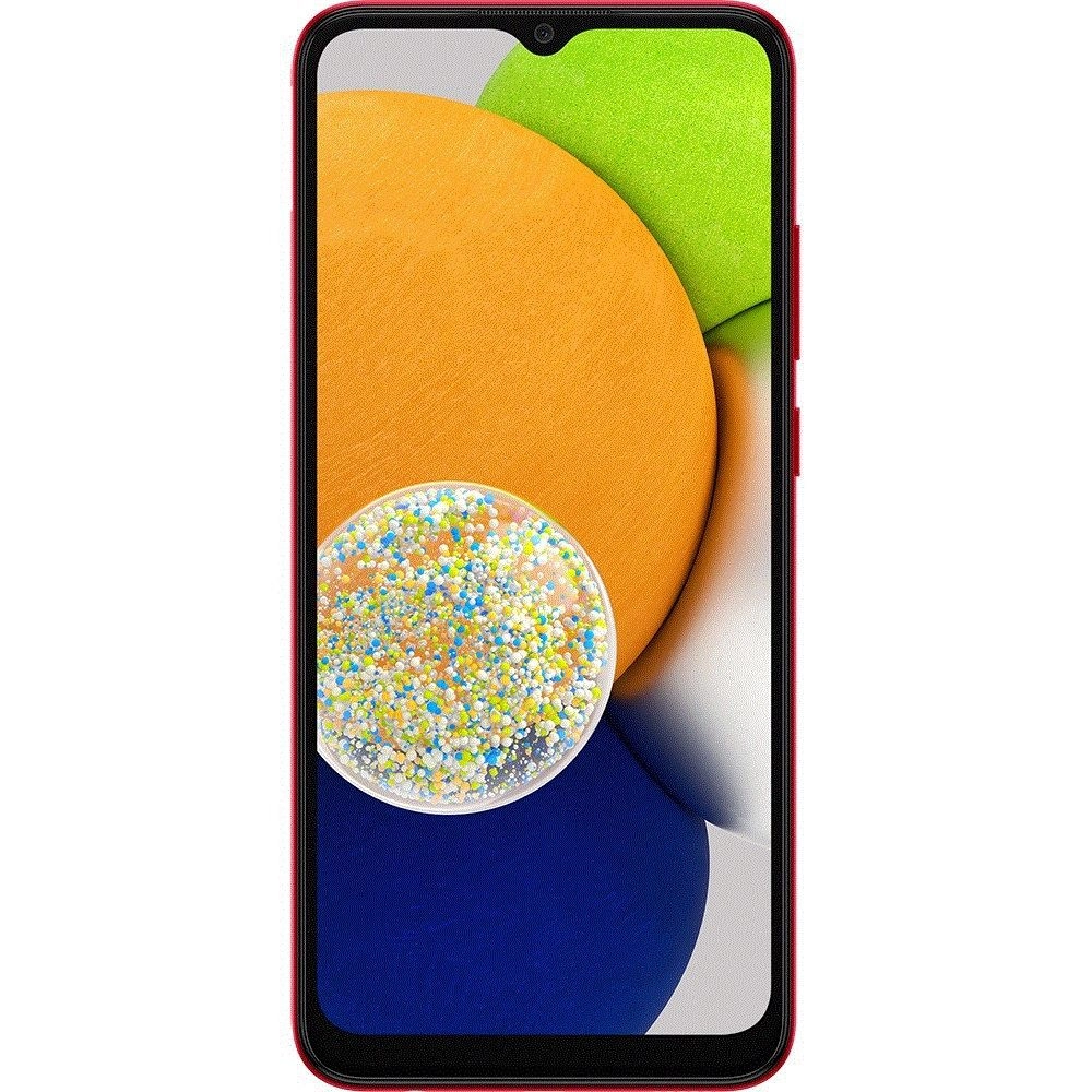 Smartphone Galaxy A03 64GB 4G Wi-Fi Tela 6.5'' Dual Chip 4GB RAM Câmera Dupla + Selfie 5MP - Vermelho - Imagem 4
