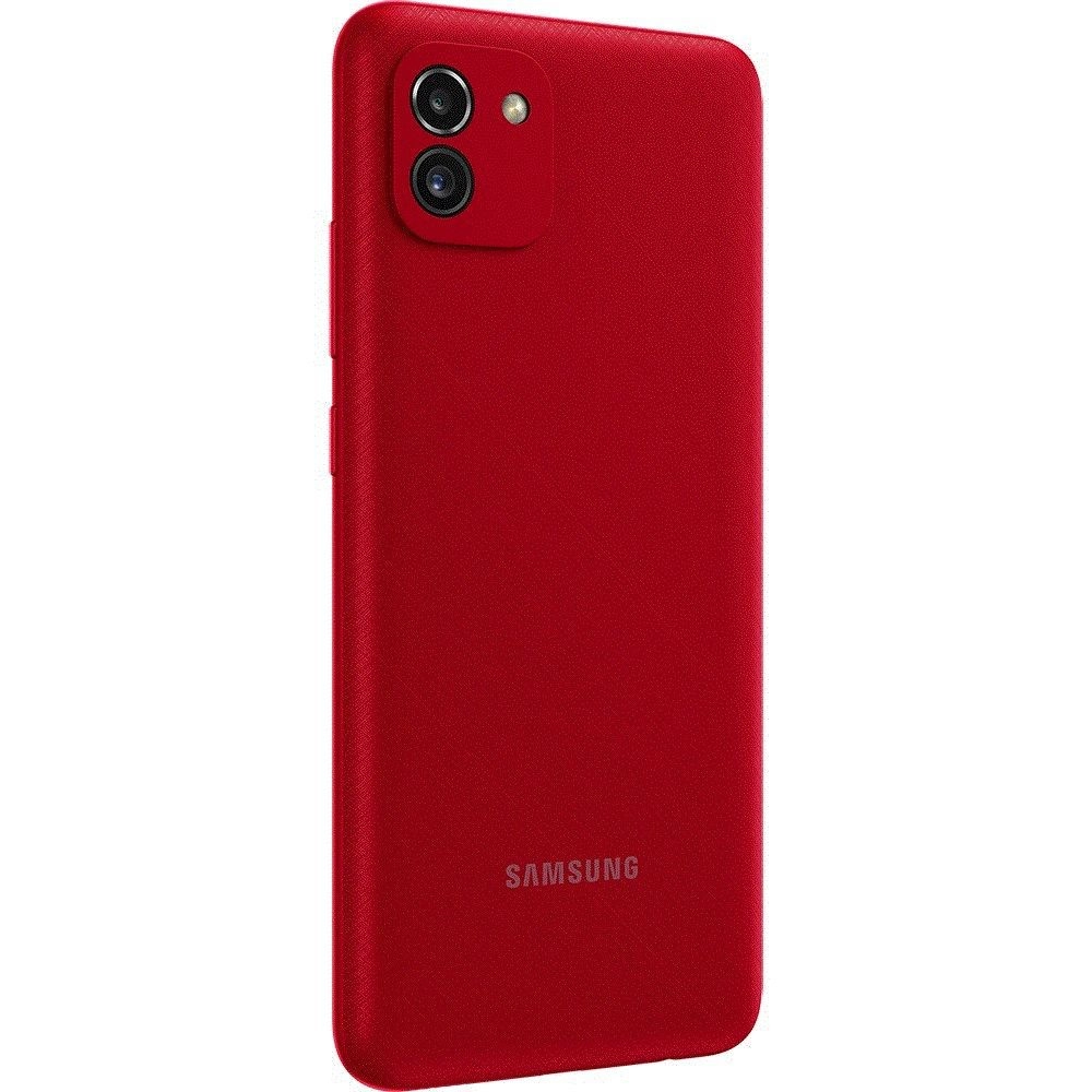 Smartphone Galaxy A03 64GB 4G Wi-Fi Tela 6.5'' Dual Chip 4GB RAM Câmera Dupla + Selfie 5MP - Vermelho - Imagem 6